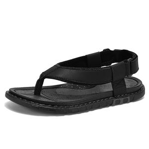 Mens Sandals Beach Flip Flop Comfort Casual Thong Hiking Water Soprt Leather Athletic Slipper 43