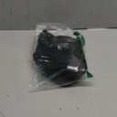 Men's Heavyweight Cotton T Shirt  Basic 6.2 Ounce Short Sleeve V Neck Plain Tee Top Tshirts Regular Big and Tall Size (Large, Black)