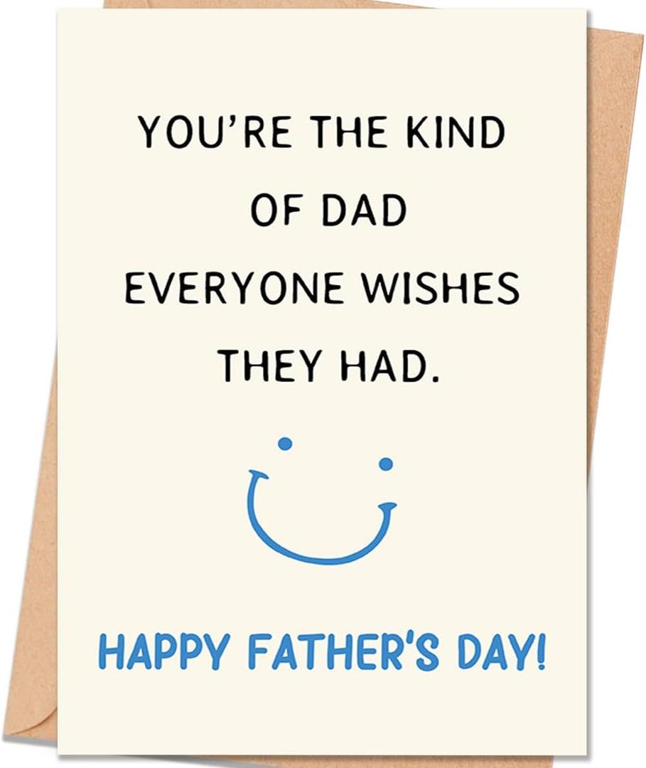 15 x Father's Day Card Gift for Dad, Fathers Day Card from Daughter Son
