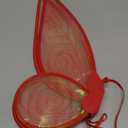 quescu Light up Fairy Wings for Adults,Electroluminescent Wire LED Butterfly Wings for Girls Women,Halloween Costume Dress Up (Red)