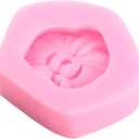 3 x Mujiang Orchid & Chrysanthemum Flower Fondant Molds Set of 4 - Silicone, Food Grade, Easy to Use & Clean, Heat Resistant - Perfect for Cake Decorating, Cupcake Toppers, Candy & Chocolate