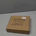 Flameless LED Pillar Candles with Remote Control and Timer, Battery Operated Flickering Electric Candles Set of 5, Crackle Design for Home Decor Wedding Party(D2.2'' x H5''/5''/6''/7''/8'') (Ivory)