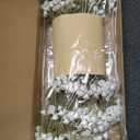 Ling's Moment Artificial Baby's Breath, 18pcs Gypsophila Greenery Spray White Flowers for Wedding Bouquet/Centerpieces/boutonnieres/Corsage and Floral Arrangements