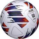 WILSON NCAA Vivido Soccer Ball - Size 5, White/Purple/Orange
