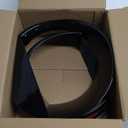 Hooke Road Black Headlight Bezels Cover for 2015 2016 2017 Jeep Renegade