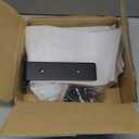 6 Pack Floating Shelf Brackets, 6 Inch Heavy Duty Industrial Shelf Bracket, Black Metal L Brackets for Shelves Support DIY(1/5 Inch Thicked)