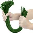 XINGO Garden Green 24 Inch Zip Ties Heavy Duty 100 Pack, 200 LBS Ultra Strong Plastic Wire Ties, Large Cable Ties Extra Long Tie Wraps, Indoor and Outdoor UV Resistant