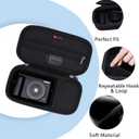 XANAD Hard Case for Sony a6400 a6700 a6000 a6100/Sony ZV-E10 ZV1 ZV1F ZV-E10 II/Sony RX100 VII Mirrorless Digital Camera, with Shoulder Strap,Black