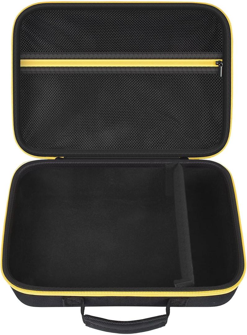 Hard Storage Tools Case, Store for DeWalt Drill Tools & Angle Grinder/for AstroAI Tire Inflator and More - 12"x8"x2" with Mesh Pocket & Comfort Handle