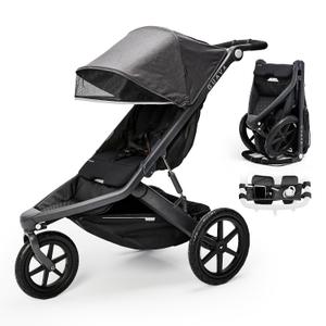 Guava Roam Jogging Stroller with 3D Nesting Fold | Compact-Folding Baby & Toddler Travel Stroller | All-Terrain Running Stroller | Portable Folding Stroller up to 60 lbs