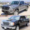 Hood Scoops For Cars, Universal Hood Scoop Hood Vents, Automotive Hood Scoops for Trucks Compatible with Dodge Ram 1500 2500 F150 F250 F350 Toyota Tundra GMC Sierra 1500 2500 Jeep Wrangler