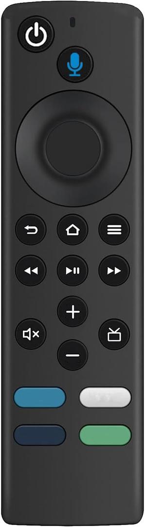 L5B83G Voice Remote Control Replacement for Amazon-TV-Stick-Lite, Amazon-TV-Stick-2nd-Gen & 3rd Gen, Amazon-TV-Stick-4K-Max, Amazon-TV-Cube-1st-Gen & 2nd-Gen, and Amazon-TV-3rd-Gen