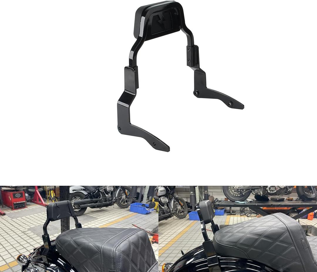 Mini Performance Bagger Passenger Backrests Low profile Fixed Sissy Bar Kit For Harley Touring Road King Road Glide Electra Street Glide ST CVO FLHR FLHT FLTRXS 2014-2025