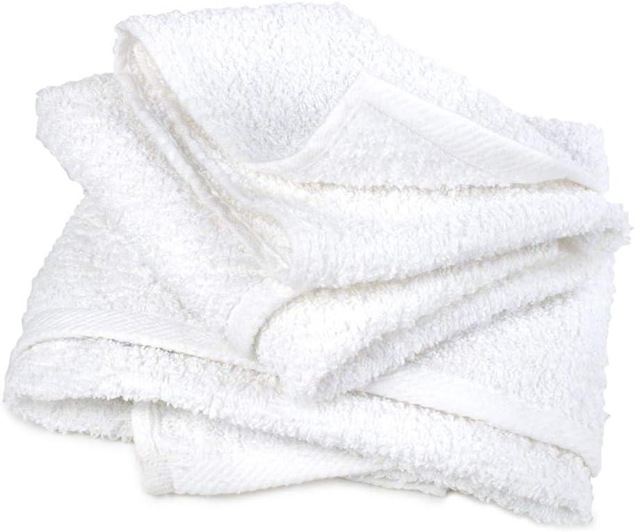 Buffalo Industries (60220) 14" x 17" Fully Hemmed Absorbent Terry Towels - All-Purpose Towels for Automotive, Garage and Home - 100% Cotton - Machine Washable - Pack of 12