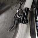 Mongoose Status Mountain Bike, 26 Inch Bike for Men and Women, 21 Speed, Aluminum Suspension Frame, Steel Rear Triangle, Suspension Fork, Knobby Mountain Tires, Mechanical Disc Brakes, Adult Bicycle (Slate Blue)