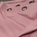 NICETOWN Bedroom Room Darkening Curtains - Triple Weave Grommet Top Thermal Insulated Solid Energy Saving Panels/Drapes for Villa/Hall, Crystal Pink, 1 Panel, 52 inches by 95 Inch