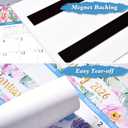 3 x 2026 Magnetic Calendar - 2026 Calendar from Jan.2026 - Dec.2026, 12 Monthly Magnetic Calendars for Fridge, 8"  10", Tear-off Pad, Perfect Magnetic Calendars for Refrigerator