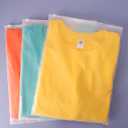 JinRuiKJ 100 Pack Clothes Packaging Bags for Shipping, 10x13'' Frosted Zipper Bag for Clothing Storage or Small Businesses, 3 Mil Thickened Plastic Frosted Bags with Vent Holes (M)