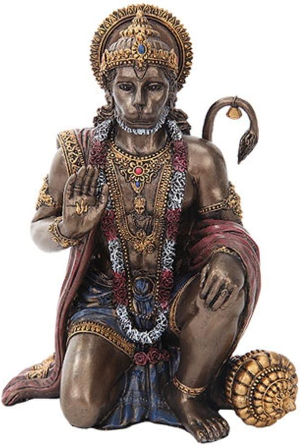 PTC 6 Inch Hanuman Mythological Indian Hindu God Resin Statue Figurine
