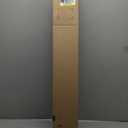 1/4" Panel Sliding Door Track - 36" Black Plastic Upper & Lower Set, USA Made, Pack of 1 - Outwater