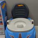 Hot Wheels Blue Race Car Potty Training Toilet, Race Car Potty Seat Includes Detachable Toddler Toilet Seat and Kids Potty, Ages 12 Months and Up