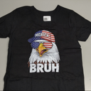 Bruh Fourth 4th Of July Eagle American Patriotic Mens , Kids 4