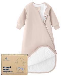 Unisex Sleeping Bag for Babies and Toddlers 3.5 Tog Sleep Sack 0-6Months, Newborn Sleep Sack, Wearable Blanket Baby,One piece with sleeves,Gifts for Baby (Dusty Pink)