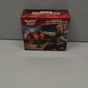 Desktop Punching Bag with Double Suction Cup Base for Stress Relief, Upgraded Spring & Durable Tabletop Boxing Ball for Office or Home, Fun Gift for Men, Women & All Ages (Black/Red)