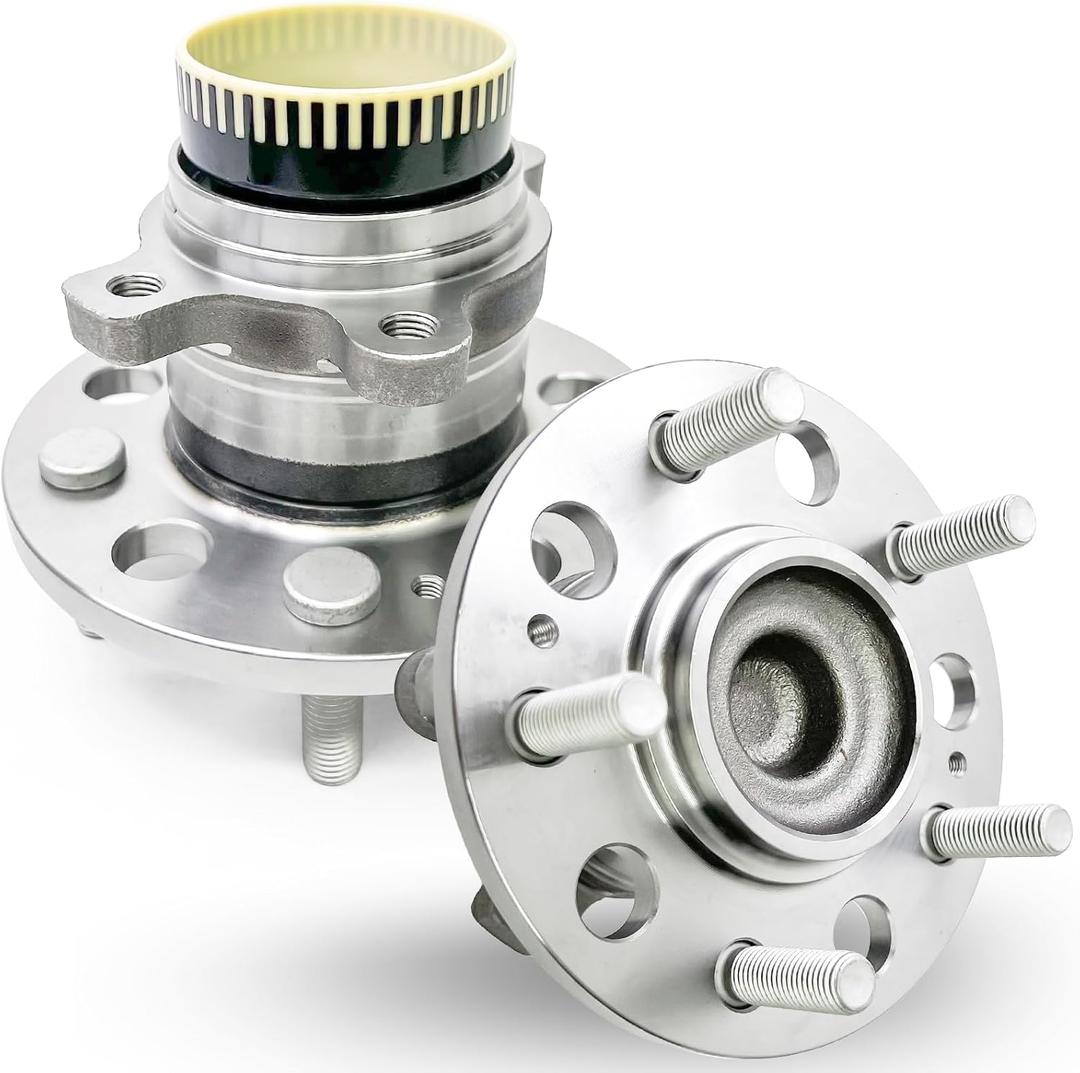 Pair 512437 Rear Wheel Bearing Hub Assembly Compatible with Kia Optima 2011-2015 Cadenza Sportage 2011-2016, Rondo 2008-2012,for Hyundai Azera 2011-2017, Sonata 10-14, Tucson 2010-2015, 5 Lugs w/ABS