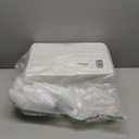 CTSNSLH 4 Tier Plastic Storage Bins and Boxes Organizer - Stackable with Lids for Bedroom, Living Room, Office - Foldable Containers (White)