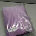 COSVIYA 100% Blackout Purple Ombre Curtains for Bedroom with White Back, 2 Thick Layers Thermal Insulated Room Darkening Grommet Window Drapes, 52x63 Inch, 2 Panels