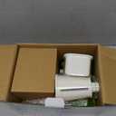 Cambom 5 in 1 Rotary Cheese Grater Hand Crank Cheese Shredder for Fresh Cheese, Vegetable, Nuts,Non-slip Suction Base, Five Blades, White