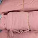 4 Pack Teepee Tent for Kids Slumber Party with Mattress,Fitted Sheet,Light String,Natural Cotton Washable Sleepover Tents for Girls Party Birthday Slumber Movie Night Supplies(Pink), 61.81 Inches X 7.09 Inches X 25.98 Inches