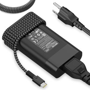 Charger Compatible with HP Laptop Computer 65W 45W USB C Fast Power Adapter, New Slim Type C Power Cord