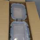 M MCIRCO [8-Pack,30 oz] Glass Meal Prep Containers,Glass Food Storage Containers,Airtight Glass lunch Containers with Lids - Microwave, Oven, Freezer and Dishwasher (Gray)
