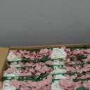 Pack of 6 Artificial Flower Wedding Arch Decorations, 18 inch Floral Centerpieces for Party Bridal Shower Event Table Wall Arrangement - Dusty Rose