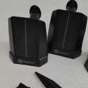 Brightown Solar Lights Outdoor Waterproof IP67, [Cool & Warm Light 2-in-1] Solar Spot Lights Outdoor, 2 Colors 3 Brightness Levels LED Outdoor Solar Lights for Yard Pathway Garden House, Pack of 2 