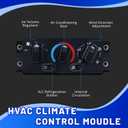 HVAC Heater Control Panel A/C Climate Control Module Air Conditioning Compatible with Mack Chu612 Chu613 Chu614 2008-2018 Cxu612 Cxu613 Cxu614 1999-2018 25110700 70826280