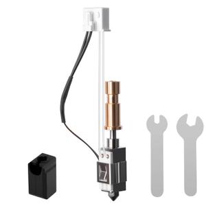 Upgrade Kobra S1 Ceramic Hotend,0.4mm Hardened Steel Nozzle+Heating Block Integrated Structure Hot End Replacement with Silicone Sock Compatible with Anycubic Kobra S1/S1 Combo 3D Printers