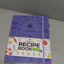 Clever Fox Recipe Book – Make Your Own Family Cookbook – Blank Recipe Notebook Organizer – Empty Cooking Journal to Write In Recipes – Large Size, 8.5”x11.2”, Hardcover, Lavender
