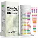 Water Testing Kits for Drinking Water: 125 Strips 16 in 1 Well and Drinking Water Test Kit, TESPERT Water Test Strips with Hardness, pH, Lead, Iron, Copper, Chlorine, and More