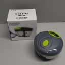 Ourokhome Manual Food Processor Vegetable Chopper, Portable Hand Pull String Garlic Mincer Onion Cutter for Veggies, Ginger, Fruits, Nuts, Herbs, etc., 500ml, Grey (Gray)