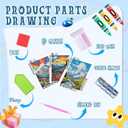 DOZEEZOP 3 Pack 5D Diamond Painting Kits for Adults, Diamond Art Kits for Adults Beginners of All Ages, Round Full Drill Arts and Crafts Gems Home Wall Decor 12x16 Inches Landscapes