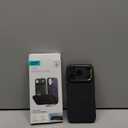 ESR Silicone Case for iPhone 17 Pro, Built-in Camera Stash Stand Compatible with MagSafe, Military-Grade Drop Protection Magnetic Phone Case for iPhone 17 Pro, Cloud Series, Black