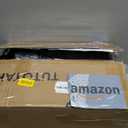 TUTOTAK Set of 2 Small Narrow End Table with Charging Station, Side Table with Outlets, Nightstand with Cloth Drawer, Couch Table, for Living Room, Bedroom, Bedside, Brown TB01BB058