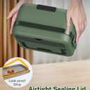 ODSD Cordless Electric Lunch Box for Adults, 16000mAh Rechargeable Self-Heating Lunch Box Food Warmer with Timer & Adjustable Heating, 34oz/1L Container with Insulated Bag for Office Car Outdoor