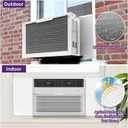 Window Air Conditioner Insulated Foam Panels, Air Conditioner Window Seal Kit,Winter Summer, Foam Block Prevent Cold/hot Air Leakage.