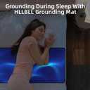 Grounding Mat for Bed,Grounding Pad for Sleeping, Improved Sleep, with grounding Test Pen and grounding Cord King Max(72.3 * 54.1 inch)