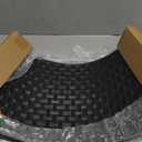 Glitzhome 26" D Black Metal Woven Tree Collar Tree Base Cover Decorative Christmas Tree Ring for Christmas Decoration