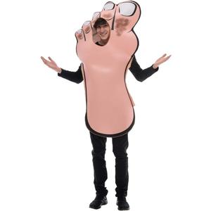 EraSpooky Adult Funny Foot Costume Halloween Couple Match Outfit, Adult Size